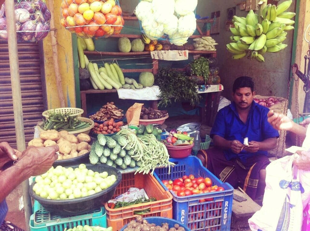 インドの野菜園芸