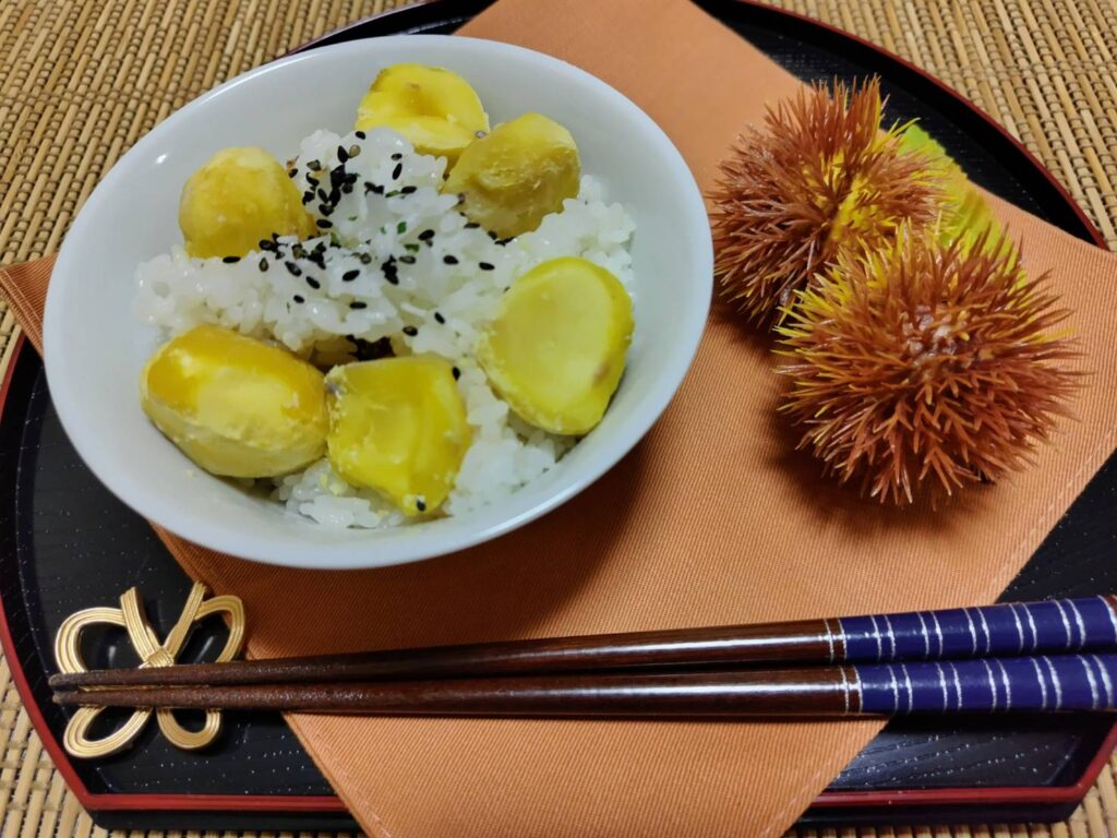 豊穣な味わい丹波の栗ごはん