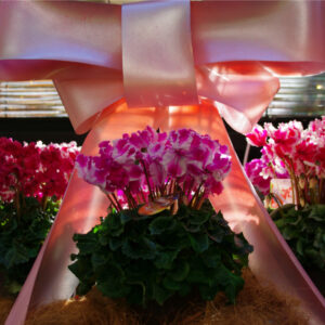 冬越し鉢花、シクラメン