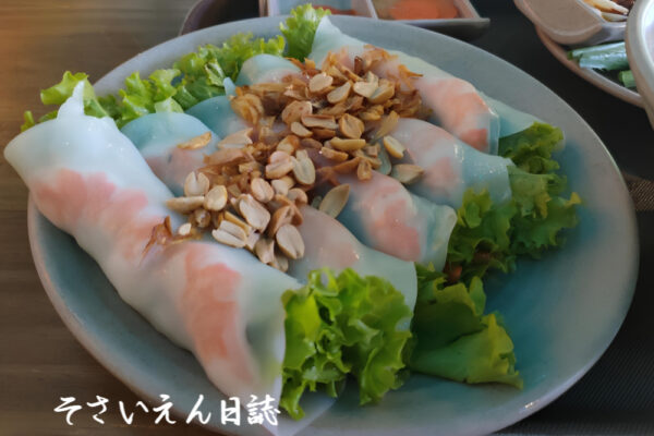 春レタスの生春巻き