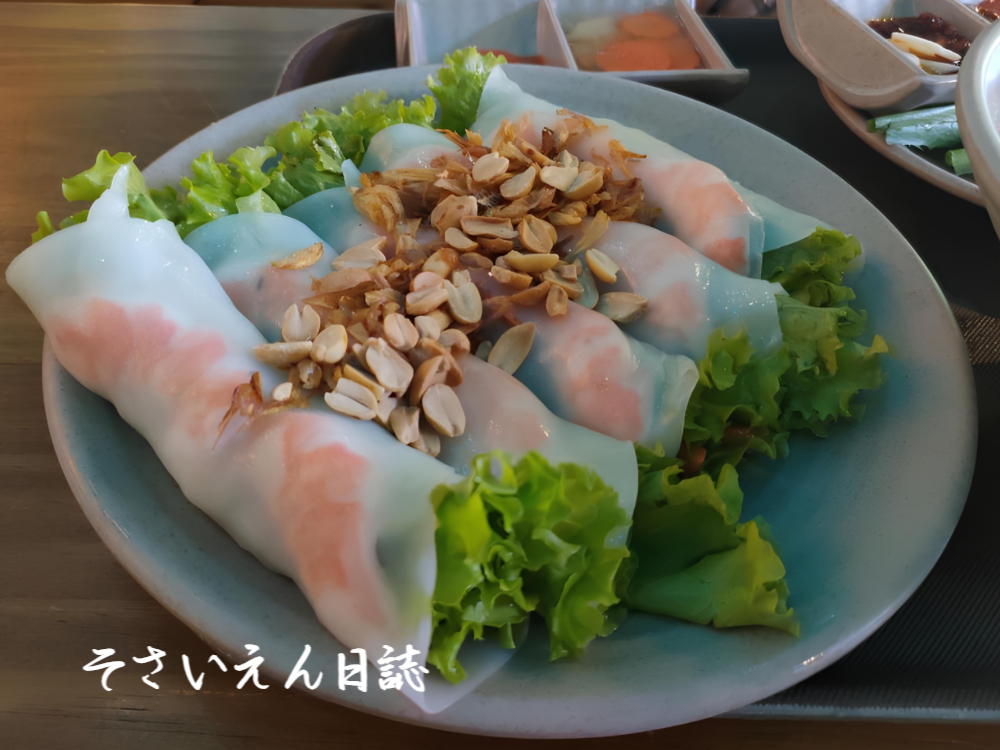 春レタスの生春巻き