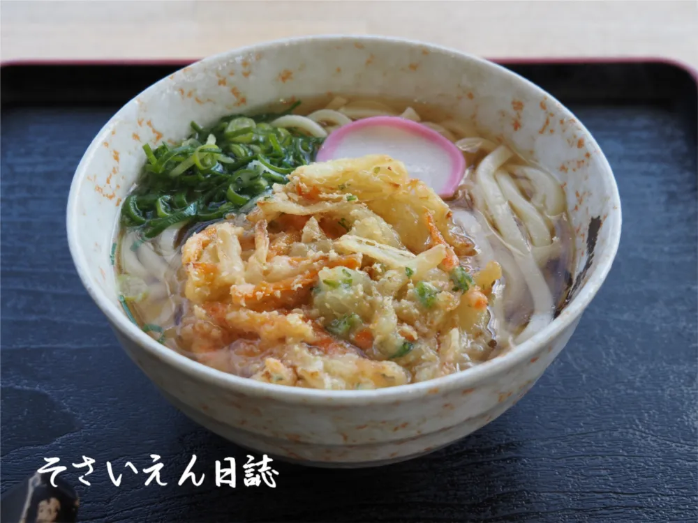 かき揚げうどん