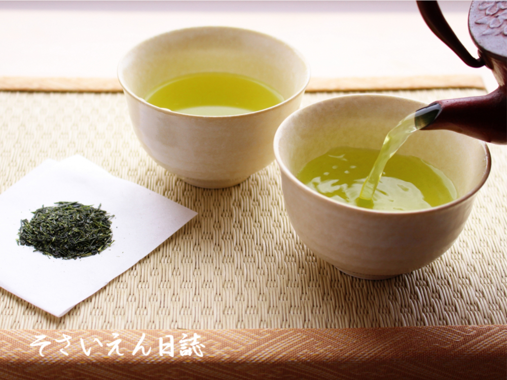 新茶の滴 お茶の時間