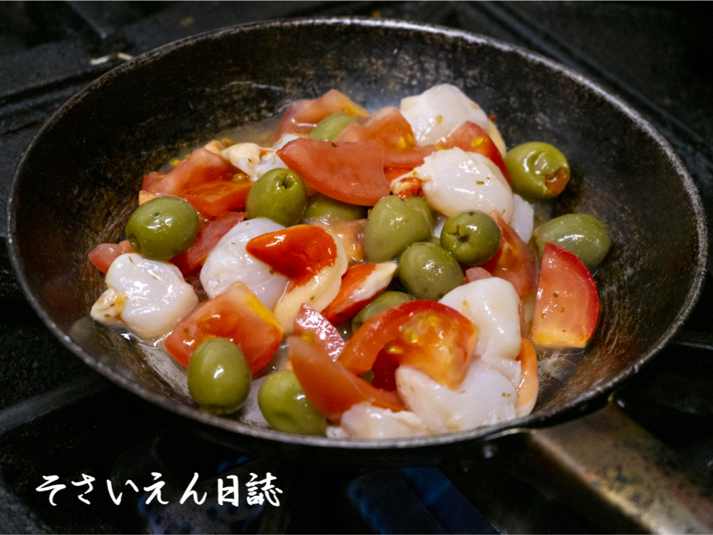 トマト健康 オリーブオイル炒め