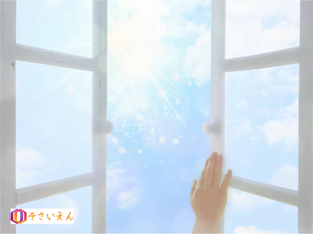 窓を開けたら