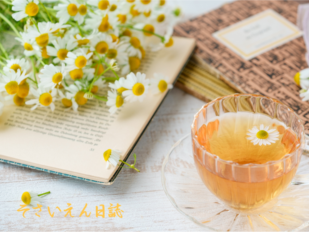 園芸書 カモミールとハーブティー
