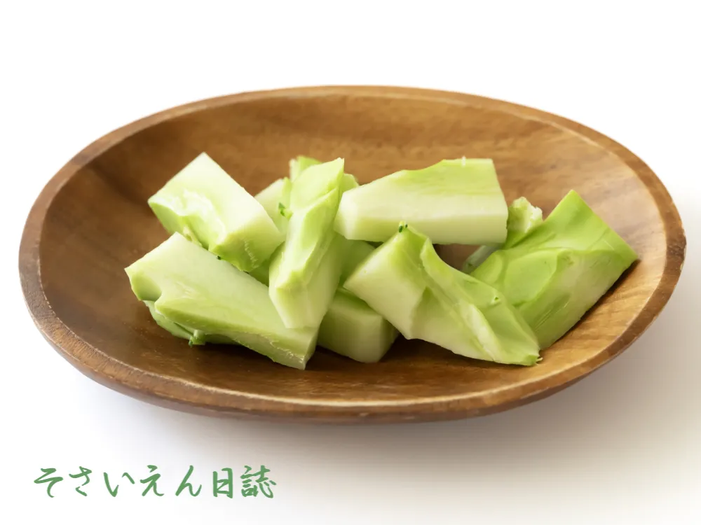 ブロッコリーの茎